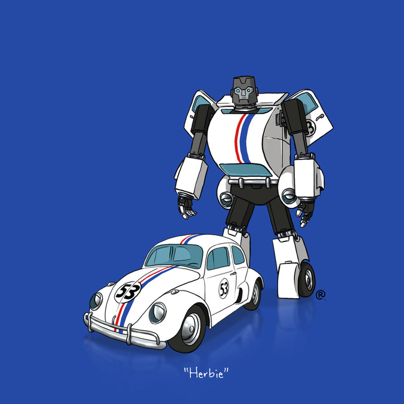 Illustration for article titled These Transforming Famous Cars Are Such A Great Idea